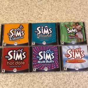 Sims Expansion Packs PC-CD